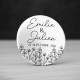 Badge Mariage Noir et Blanc