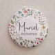 Badge Couronne de fleurs