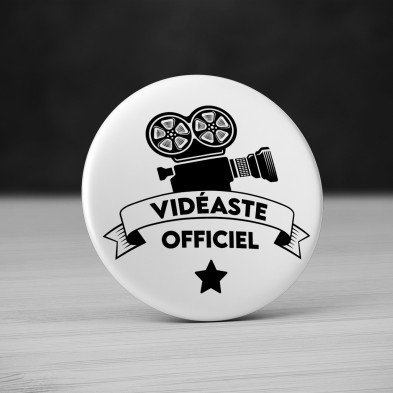 Badge Métier Vidéaste