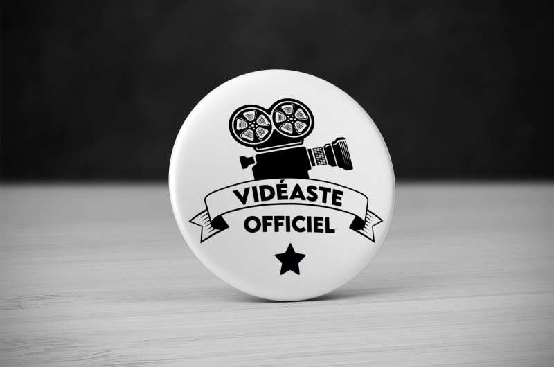 Badge Métier Vidéaste