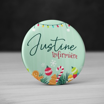 Badge Métier Décor Noël