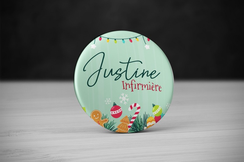 Badge Métier Décor Noël