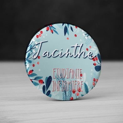 Badge Fleurs d'hiver