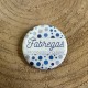 Badge Pois Bleus