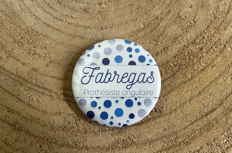 Badge Pois Bleus