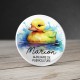 Badge Canard aquarelle avec prénom