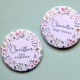 Badge Couronne de fleurs