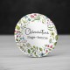 Badge Couronne de fleurs