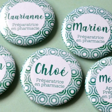 Badge Métier Pharmacie