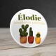 Badge Infirmière Cactus trio