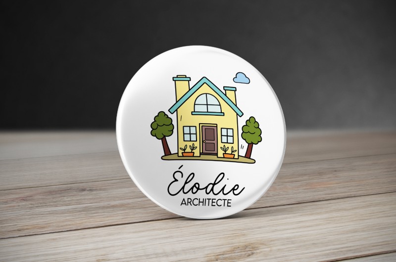 Badge Métier Architecte Maison