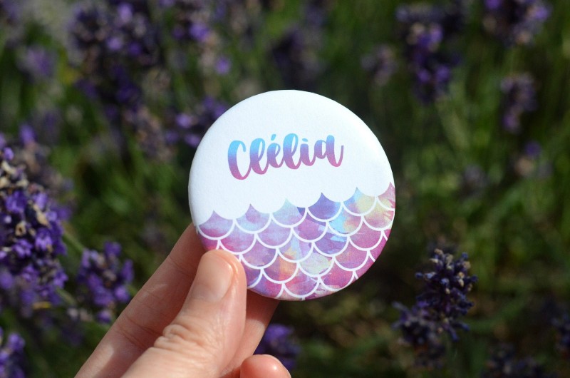 Badge Sirène personnalisé