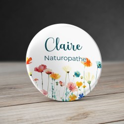 Badge Fleurs des champs