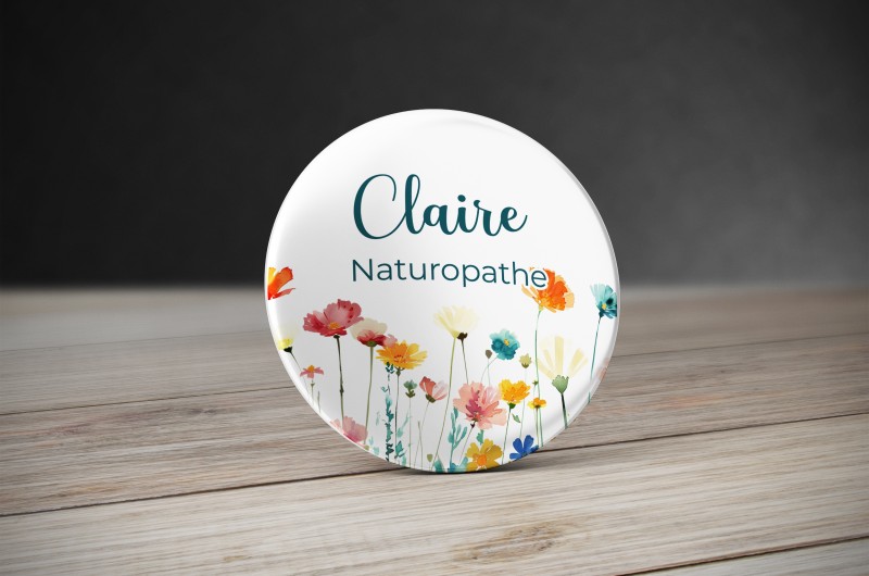 Badge Fleurs des champs