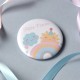 Badge Future Maman Arc-en-ciel