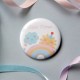 Badge Future Maman Arc-en-ciel