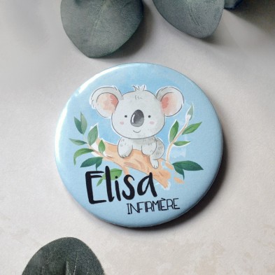 Badge Koala personnalisé