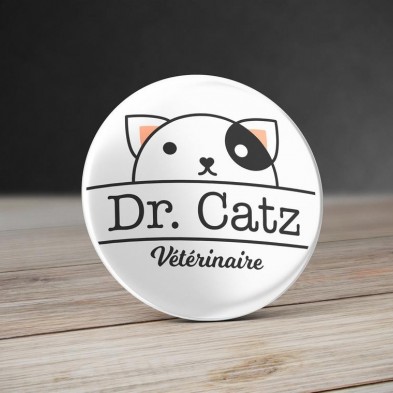 Badge Vétérinaire Chat