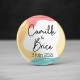 Badge Mariage Mulitcolore