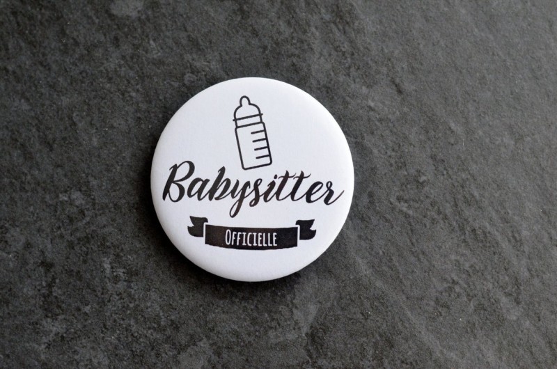 Badge Métier Babysitter Officielle