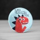 Badge Super Grand Frère Dinosaure