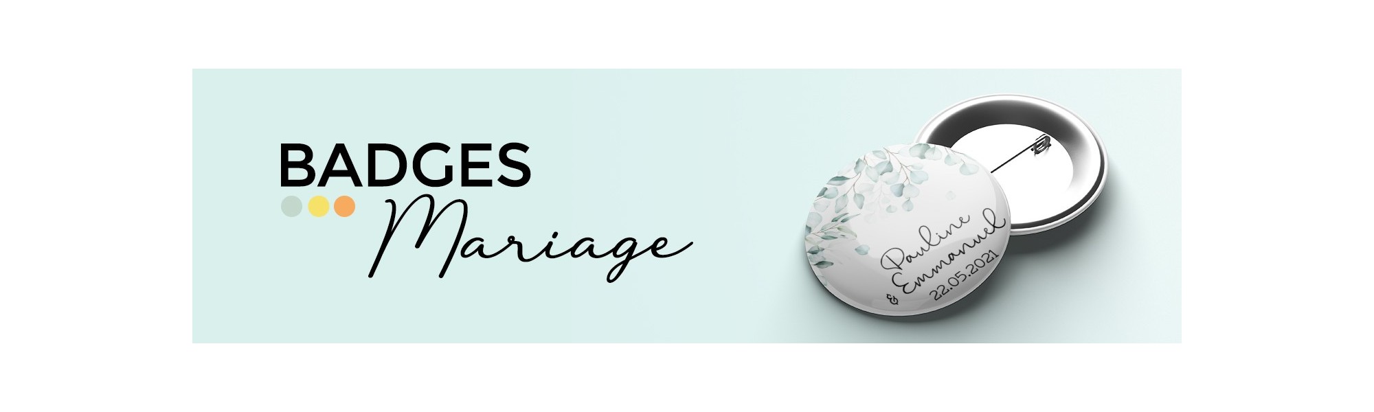 Badge Mariage