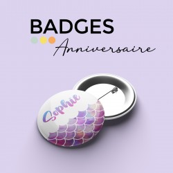 Badge Anniversaire