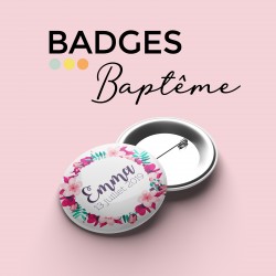 Badge Baptême